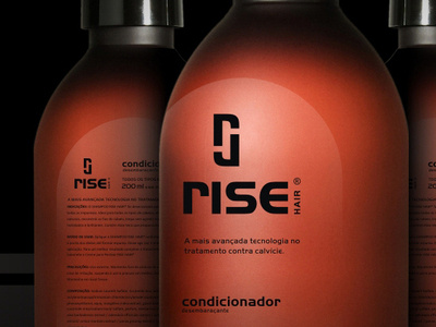 Branding RISE HAIR branding brazil campinas desing hair leandro lepa packing rise