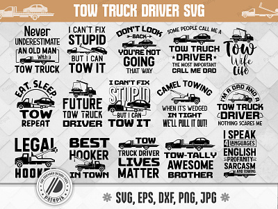 Tow Truck Driver Quotes Design png