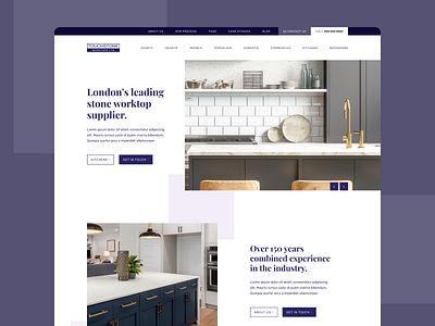 Bespoke Worktops Landing Page