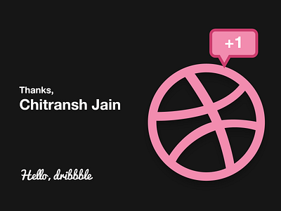 Hello Dribbble! chitranshjr firstshot