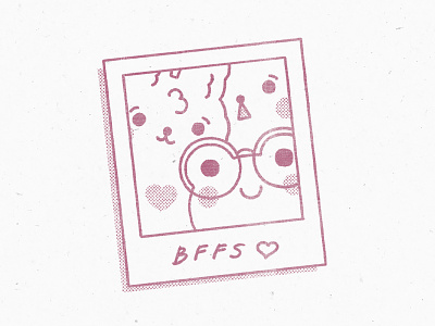bffs <3 cute flat illustration illustrator kawaii