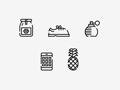 E-Commerce icons design graphic icons