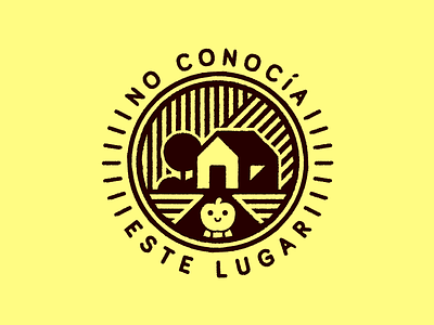 No Conocía Este Lugar - Logo apple black flat graphic house icon illustration illustrator logo logo design podcast podcast logo