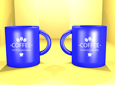 3d Mock up Mug 3d branding coffee mug