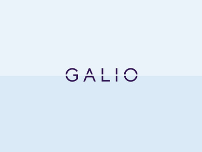 Galio branding consutruction horizon logotype minimal logo real estate typedesign typography