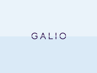 Galio branding consutruction horizon logotype minimal logo real estate typedesign typography