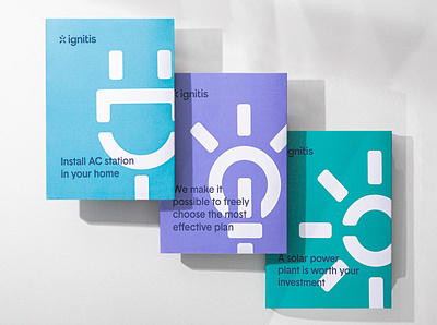 Ignitis Stationary branding cover design energy identity minimal nordic power stationary sustainability sustainable
