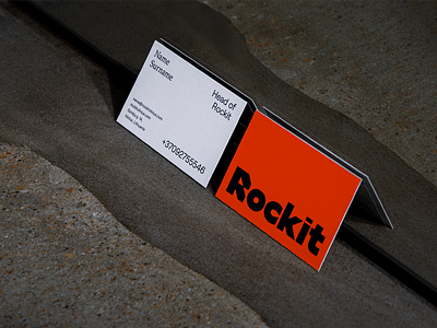 Rockit Business Cards business businesscard logo logotype rockit startup typedesign typeface