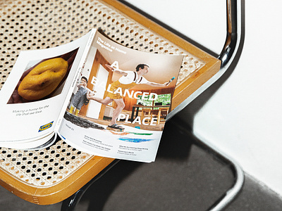 Ikea magazine design brand editorial graphic design identity