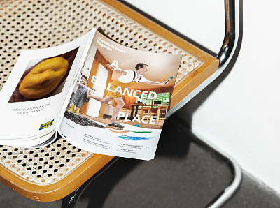 Ikea magazine design brand editorial graphic design identity