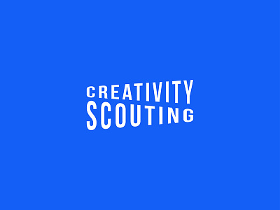 Creativity Scouting branding conference creativity design graphic logo logotype scouting