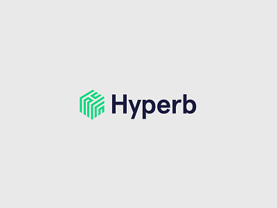Hyperb digital h hyper logo logotype mark minimal design monogram tech