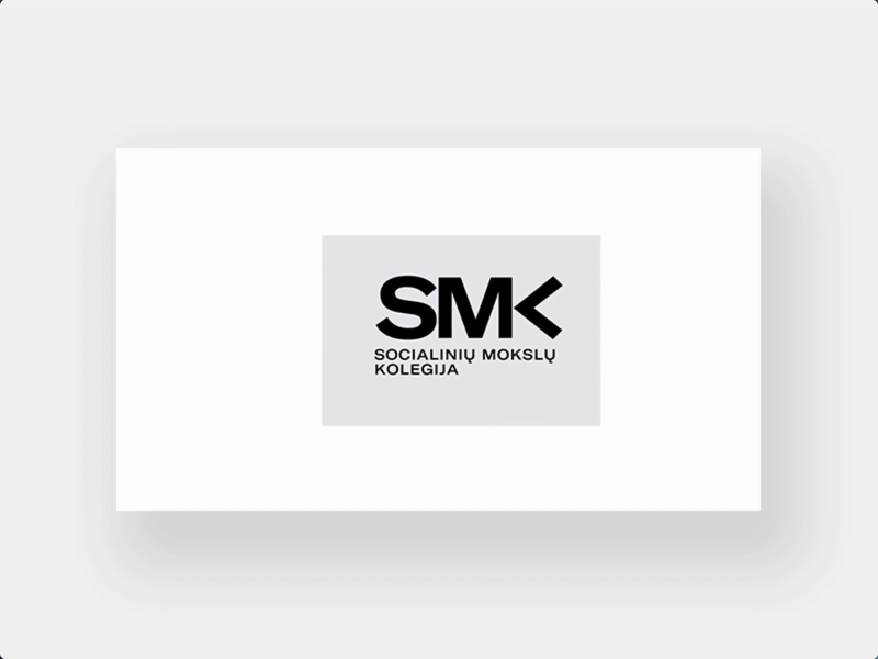 SMK University brand college. type education logo logotype s sans type