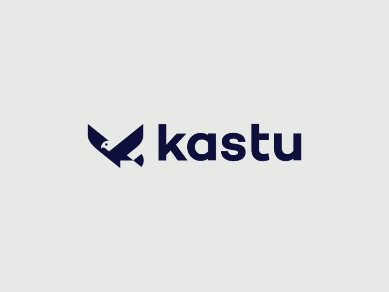 Kastu eagle education icon logo logotype mark symbol type