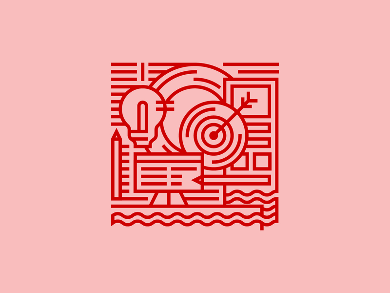 Klaipeda Illustrations — Creative Industries brand branding icon illustration marine minimal sea symbol vector wave