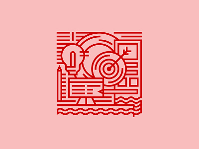 Klaipeda Illustrations — Creative Industries brand branding icon illustration marine minimal sea symbol vector wave
