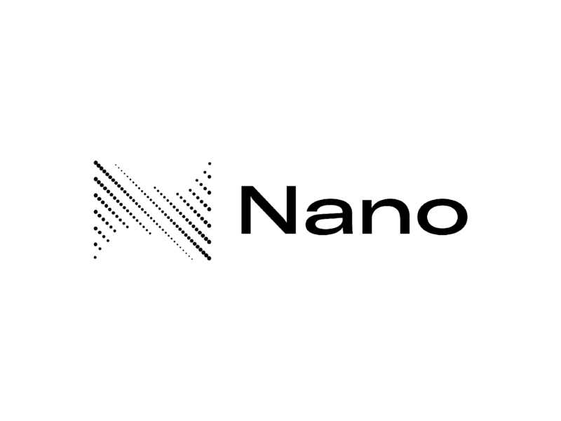 Logotype for Nano banking platform brand brand design brand indentity branding clean design identity logo logotype minimal symbol