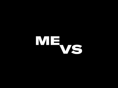 MEVS active clothing dynamic geometrical logo logotype me minimal sport versus wordmark