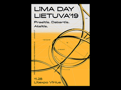 Lima days posters andstudio branding brutal futute graphicdesign keyvisual poster time