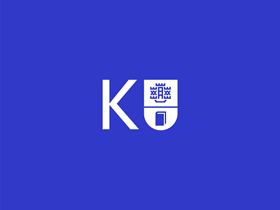 Klaipeda University brand branding clean education icon logo logotype mark minimal short symbol university