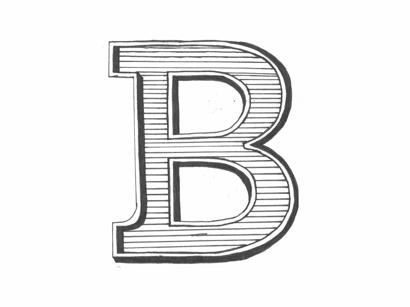 Bean & Gone (B) b bean bean gone gone hand lettering illustration typography