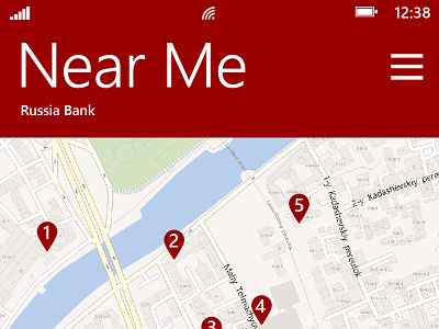 Russia Bank app bank maps windows phone wp