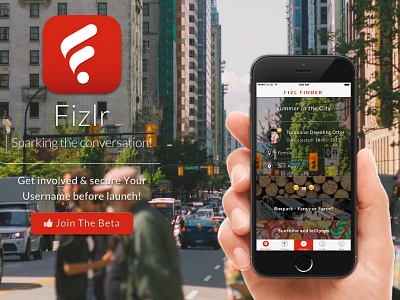 Fizlr Website app beta ios responsive social website