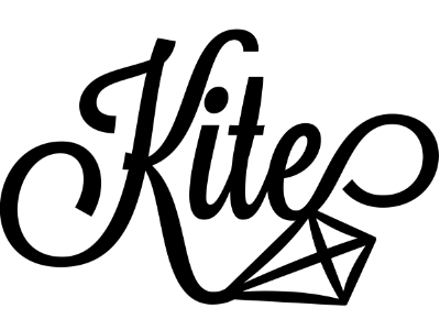 Kite Rebrand Concept kite logo script typography