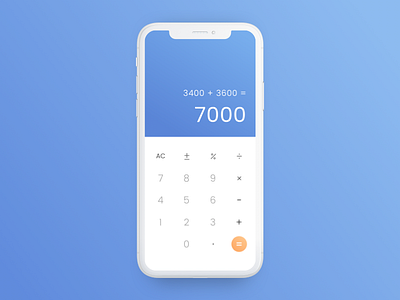 Daily UI #004 - Calculator