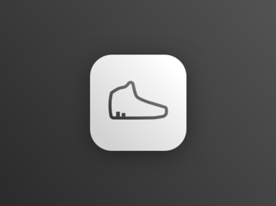 Daily UI 005 - App Icon appdesign dailyui dailyui005 dailyuichallenge design icon logo mobile shoes sneaker ui