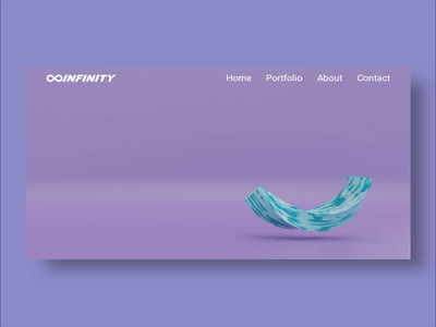Infinity 3d art animation design icon illustration logo typography ui web