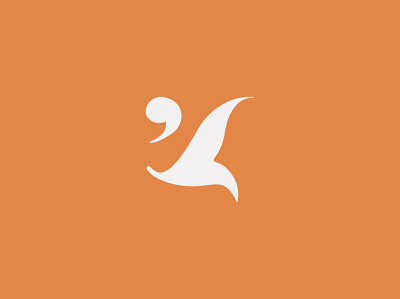 Swan animal branding logo