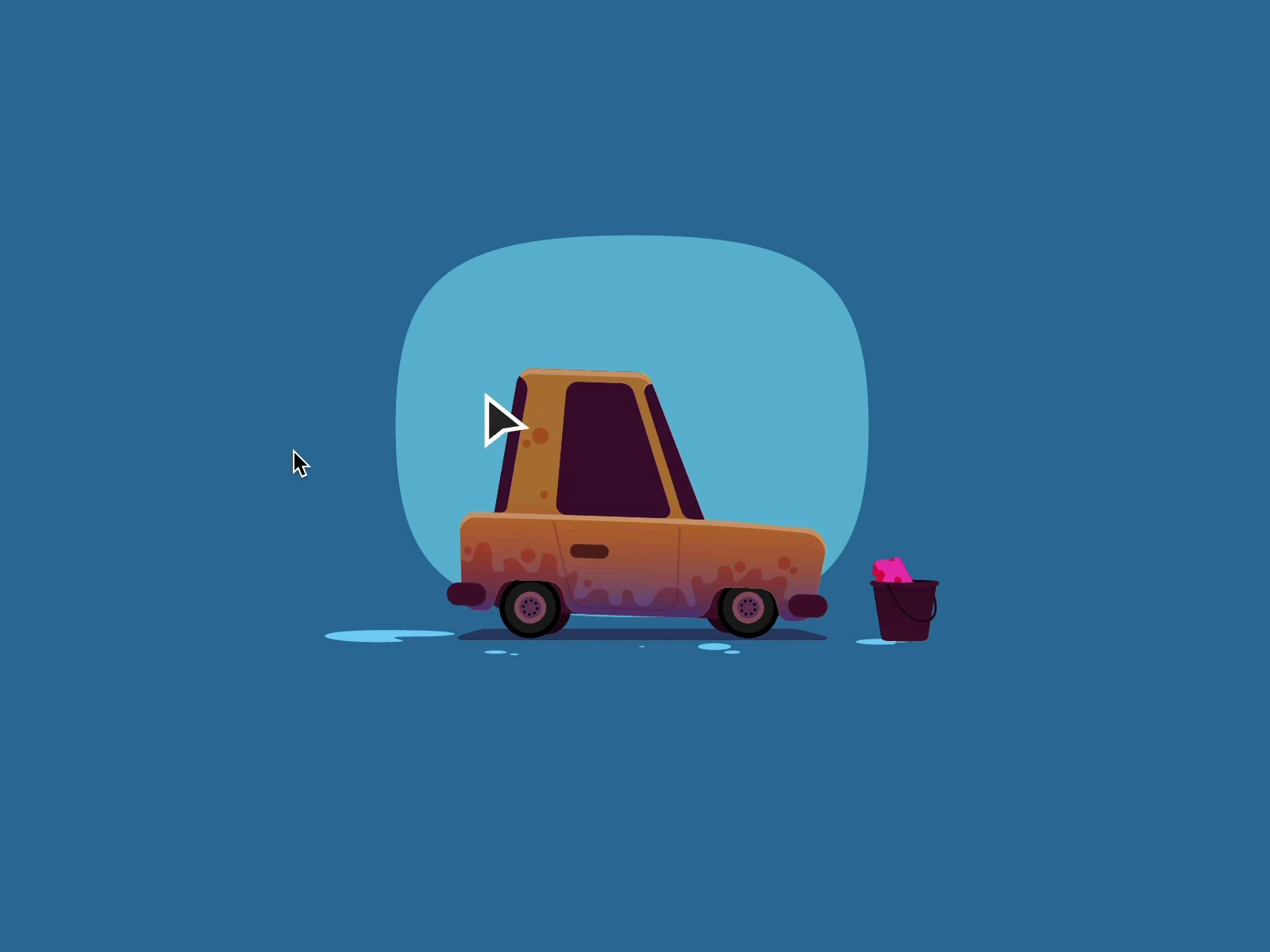 Clean the Car by Juan Carlos for Rive on Dribbble