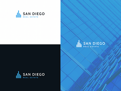 Logo San Deigo Real Estate agent building design download estate free freebie home logo property real