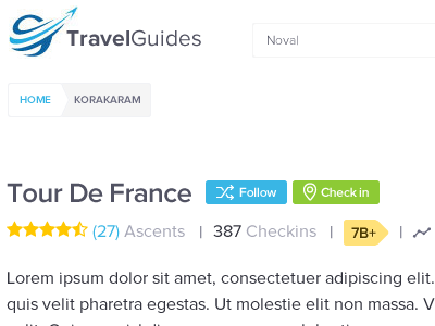 TravelGuides app design experience graphic interface ipad iphone mobile ui user ux web