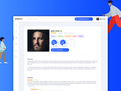 Profile Details Page Design admin panel app application branding dashboard design experience graphic interface profile profile design redesign ui user ux web