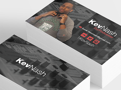 DJ Business Card advertising business cards dj graphic design