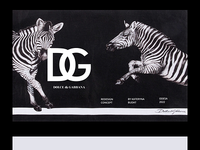 Dolce & Gabbana Redesign Concept design graphic design typography