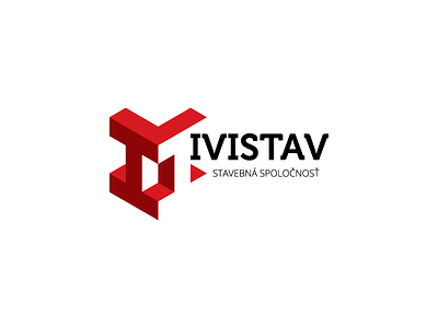 IVISTAV logo branding identity logo logotype perspective
