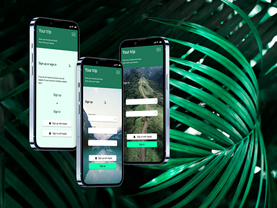 Design for a mobile app Your Trip