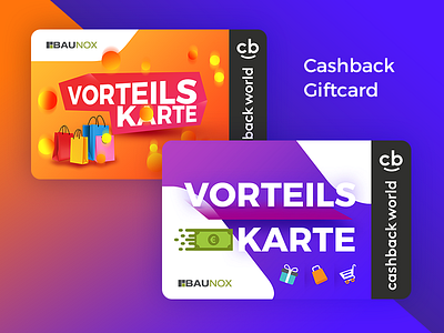 Cashback / Giftcard Design