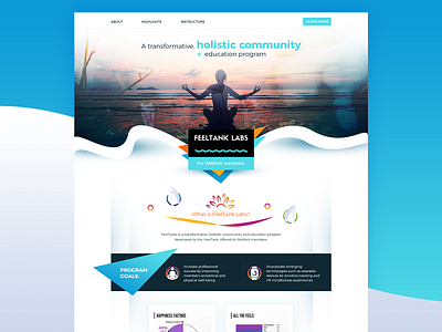 Holistic Lifestyle Landing Page (Work In Progress)