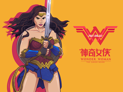 Wonder Woman cartoon comic dc illustration superman wonderwoman