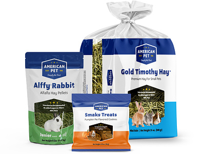 Small Pet Food Branding & Packaging Design animals branding design guinea pigs packaging pet business pets small pet