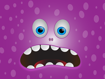 Dribbble Face face illustration illustrator monster