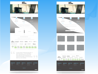 Landing Page Concepts adobe xd homebuilder landing page landing page prototype ui xd