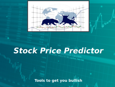 Stock Price Predictor css design dow jones figma html landing page machine learning nasdaq nyse sp500 stocks ui user interface web design