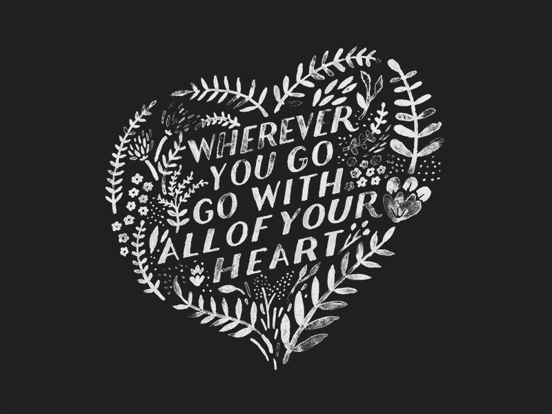 [GIF] Wherever you go animation floral hand drawn type lettering paint pattern type typography watercolor