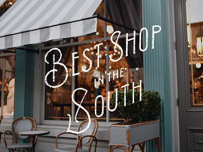 Best Shop in the South editorial georgia instagram lettering savannah southern living type