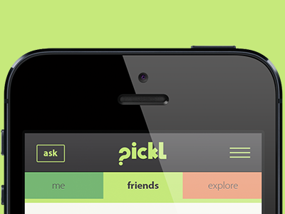 Pickl mobile app ios mobile app pickl ui